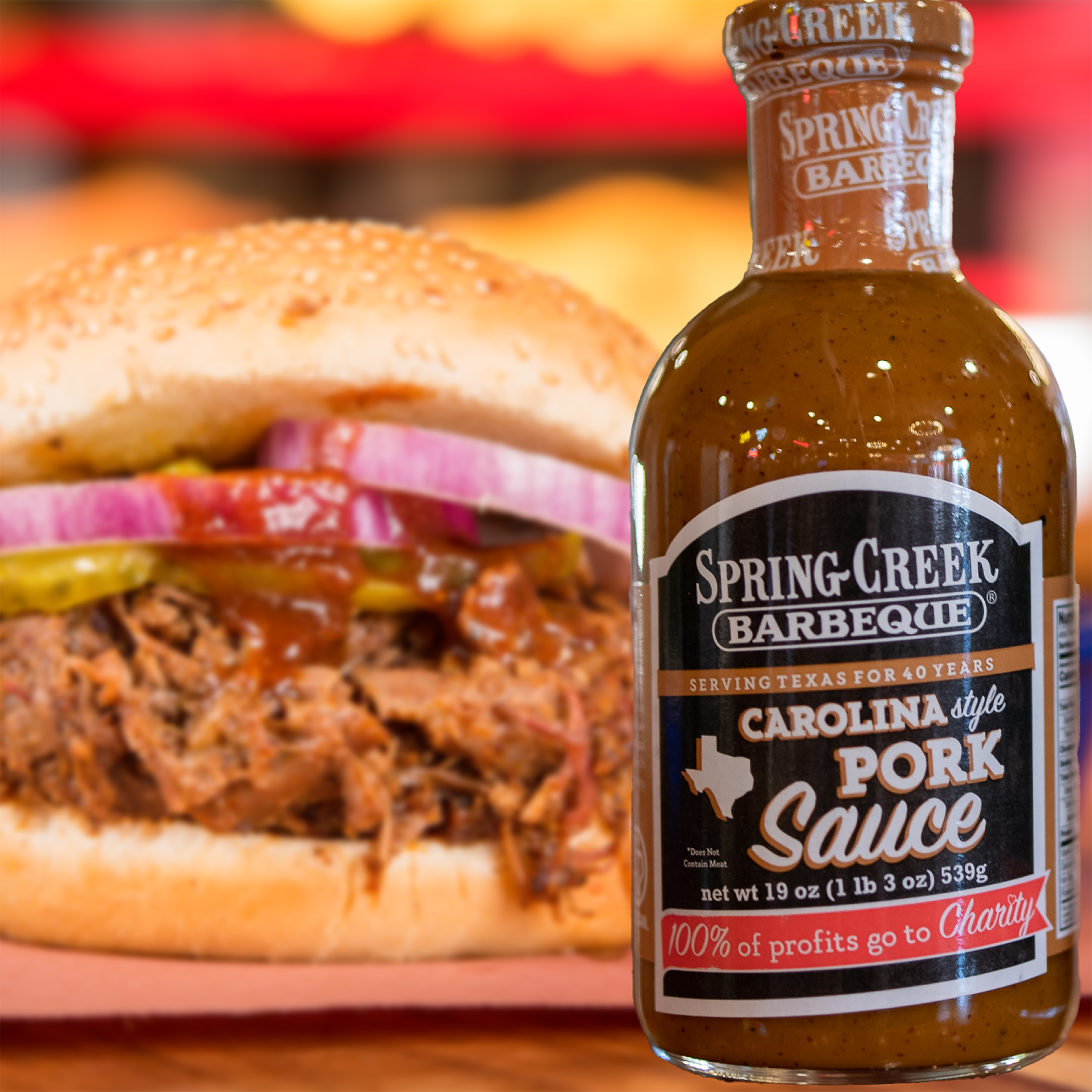 (6 pack) Carolina Style Pork Sauce 19oz