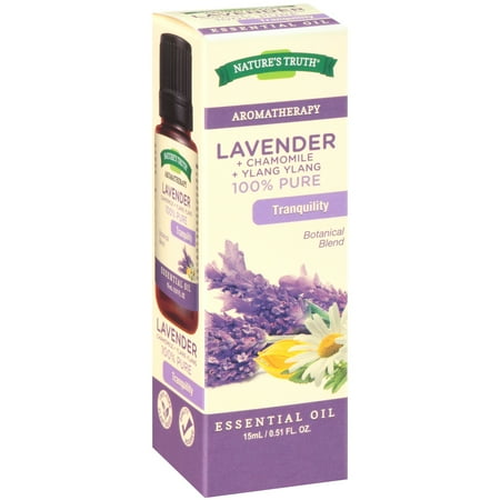 Ylang Ylang Oil Essential Nature's Truth® Aromatherapy Lavender + Chamomile + Ylang Ylang 100% Pure Essential Oil 0.51 fl. oz. Box ()