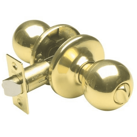 Pamex Southgate Keyed Entry Door Knob in Bright (Best Entry Door Handles And Locks)