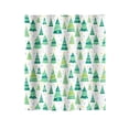 thumbnail image 1 of ¡Descuentos Especiales!, Cortina de ducha de poliéster con estampado navideño de copos de nieve de invierno y Navidad para baño Akmoler, 1 of 9
