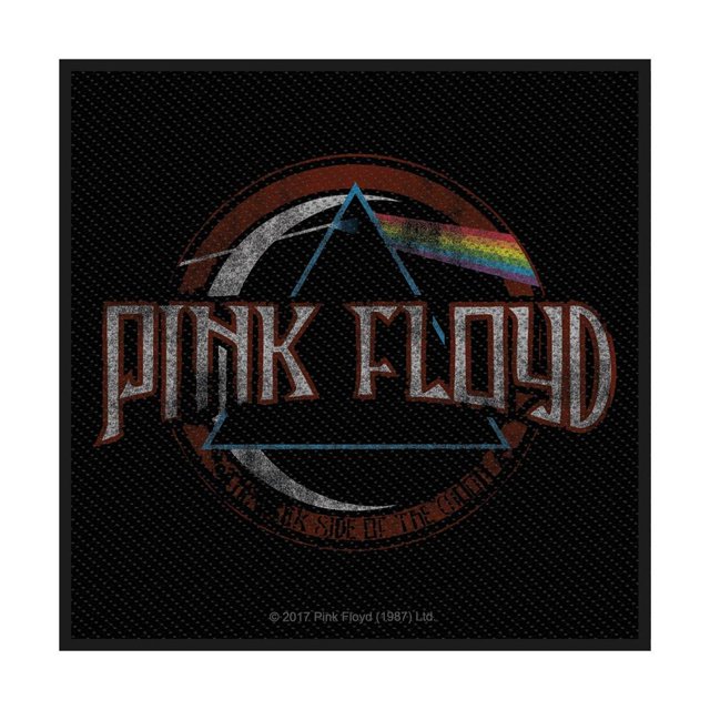 Pink Floyd - Parche Diseño Efecto Envejecido Dark Side Of The Moon (Multicolor)