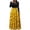 Dress11-Yellow, variant on LEKWK Halloween Dresses for Women Graphic Print Long Sleeve Maxi Dress Crewneck Vintage Funny Holiday Party Cosplay Medieval Dress