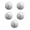 White, variant on YIFAEUX 5Pcs Furry Ball Cat Toy Soft Fluffy Faux Fur Ball Washable Fuzzy Ball Cat Bunny-Kick Toy for Indoor Exercise Chasing And Hunting Instincts