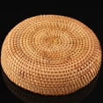 thumbnail image 4 of KALLORY Cesta De Almacenamiento Multiusos Para Y Pan Plástico Imitación Ratán Marrón, 4 of 6
