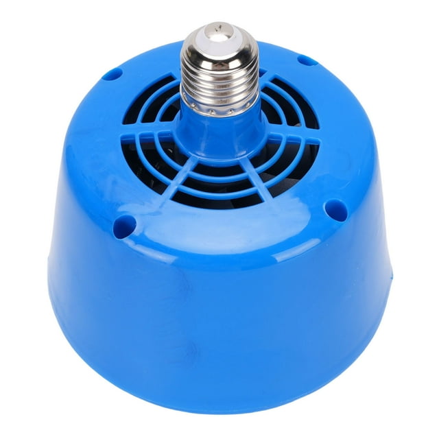 Reptile Heat Bulb, Energy Efficient Operating Waterproofing Security Temperature Control Chicken Heat Lamp Bulb for Outdoor Coop Reptile RabbitsBlack