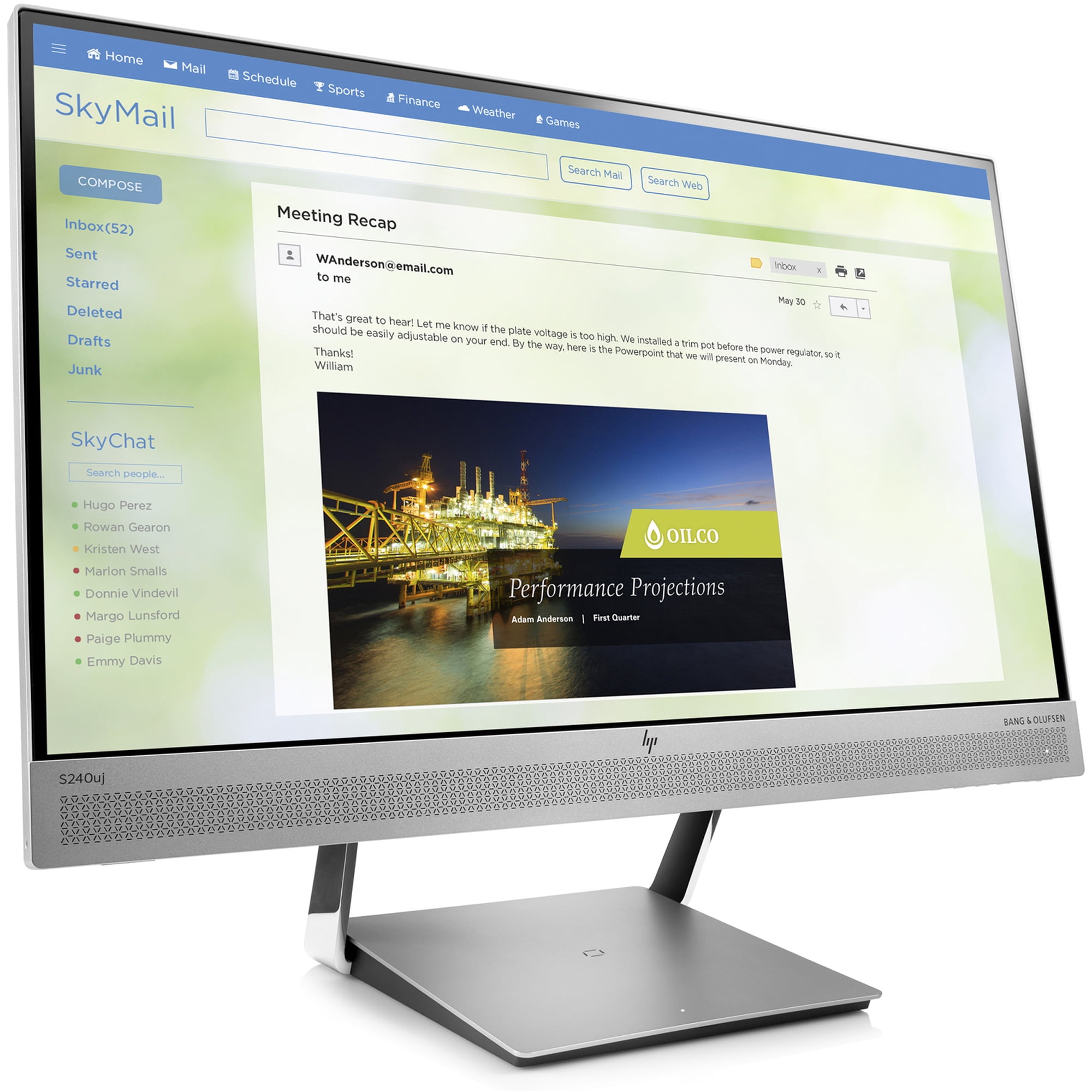 HP EliteDisplay S240uj 23.8-inch USB-C Wireless Charging