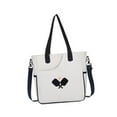 thumbnail image 3 of jinwen Sac de Pickleball Sac de Sport Extérieur Sac à Main Multifonctionnel Imperméable Élégant Blanc, 3 of 9