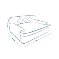 thumbnail image 2 of Sofá Cama Sillón Suki Gris Claro para Perro moderno de lujo Makora Suki, 2 of 8