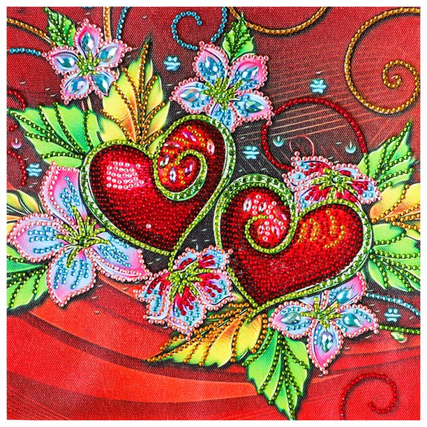 Cuadros Decorativos Amor flor 5D DIY parte taladro diamante pintura punto de cruz para la decoración del hogar JShteea Nuevos Originales