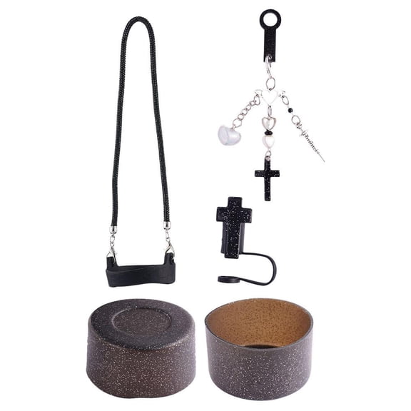 Accessories Set For Cups Straw Covers Bottle Handle Silicone Cute Stand