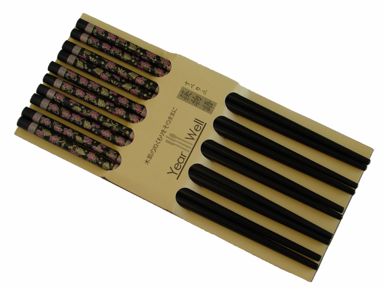 Black Chopsticks with Plum Blossom Images