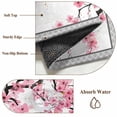 thumbnail image 6 of Large Area Rugs for Living Room Bedroom, Spring Pink Flowers 5'x8' Rug Washable Carpet Runner Indoor Outdoor, Botanical Peach Blossoms Floral Non Slip Floor Mats Rug for Kitchen, Bathroom, 6 of 8