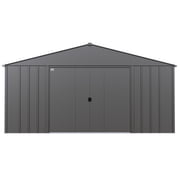 Arrow Classic 14 x 12 x 7 ft Charcoal Steel Storage Shed