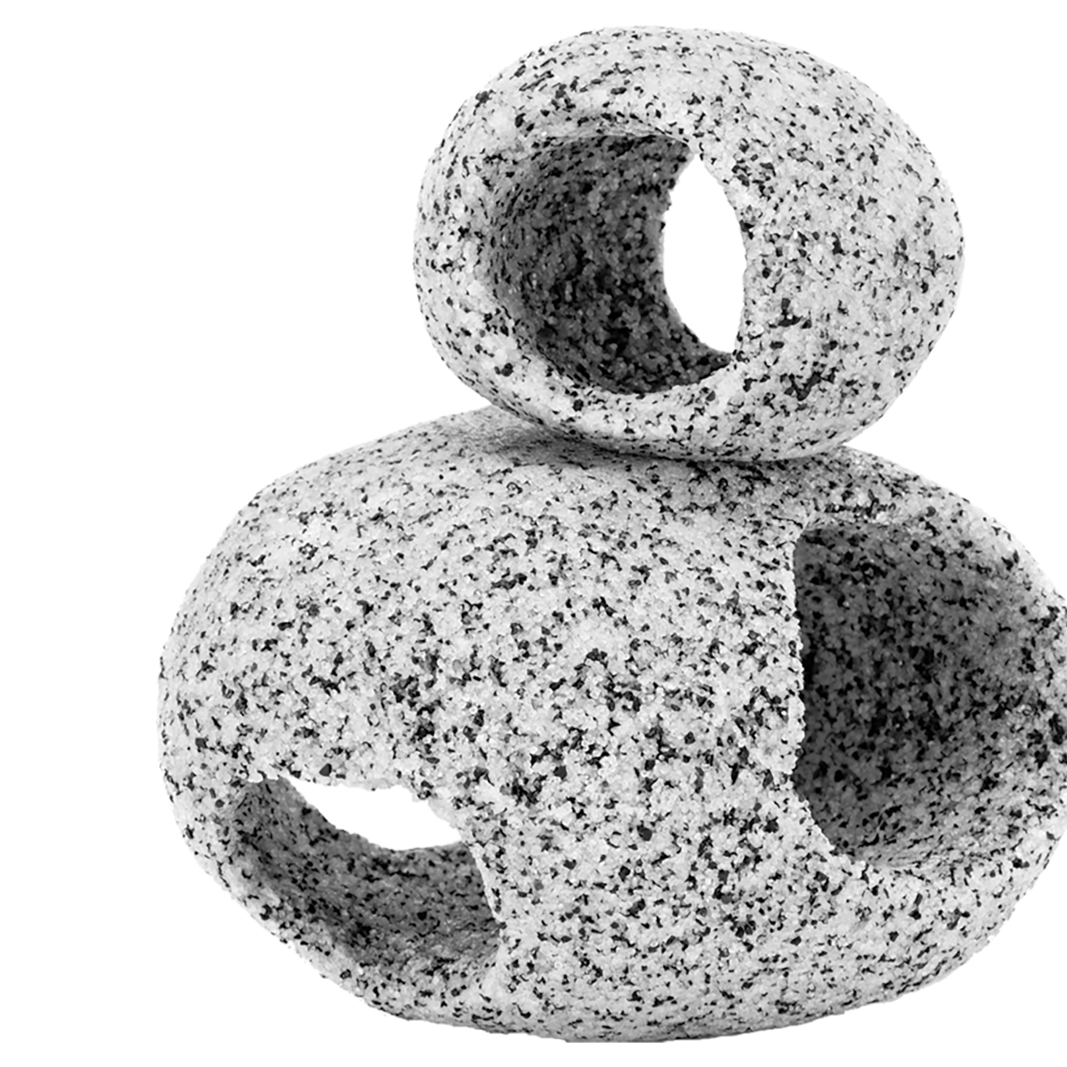 Penn-Plax Deco-Replicas Granite Aquarium Decor & Hideaway 2 Piece Set – Small and Medium