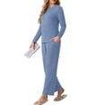 thumbnail image 6 of Cueply 2 Piece Sets for Women Outfits Casual Long Sleeve Lounge Matching Sets Clothing with Pockets, 6 of 9