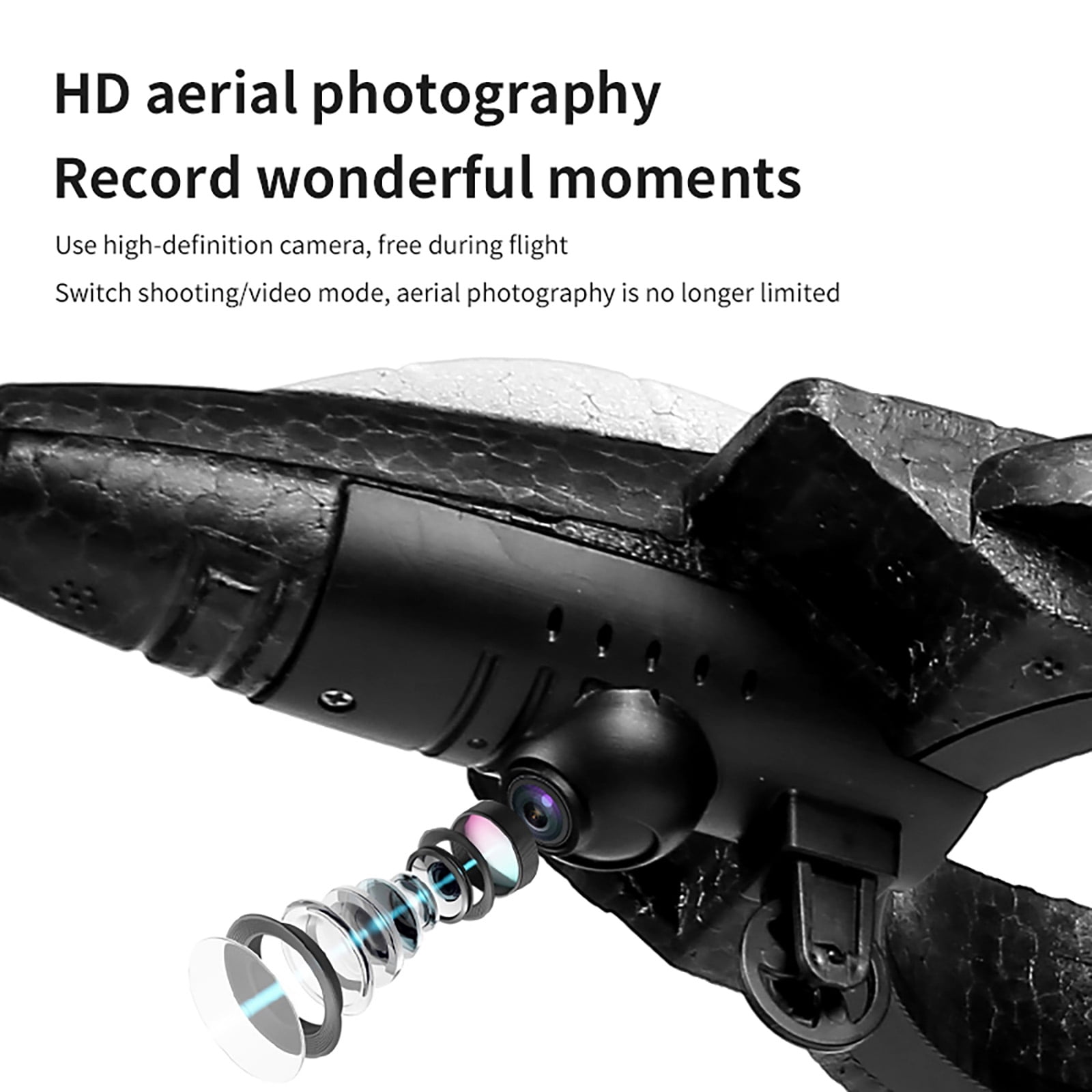 Gmdisc RC Planes for Kids 2.4GHZ Remote Control Foam Airplanes 360° Flip Fighter Jet Toy RC Airplane for Beginners Boy Toys 5-7 8 9 10 11 Year Old Boy Gifts