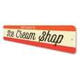 thumbnail image 4 of Ice Cream Shop Novelty Sign, Metal Wall Decor - 4x18 inches, 4 of 4