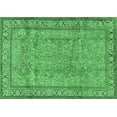 thumbnail image 1 of Ahgly Company Indoor Rectangle Persian Emerald Green Traditional Area Rugs, 7' x 10', 1 of 4
