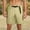 Khaki, variant on Men's Hiking Cargo Shorts 10" with Zipper Pockets Quick Dry Casual Stretch Golf Work Elastic Waistband Short Outdoor Summer Khaki