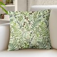 thumbnail image 5 of Green Plant Throw Pillow Covers 18x18 Inch Set of 2 Sage Green Botanical Leaf Pillow Covers Vintage Floral Cushion Cover Farmhouse Waterproof Decor for Living Room Bedroom Sofa Patio Outdoor, 5 of 6