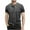 Dark Gray, variant on Wyobmus Men's Short Sleeve T-Shirts Buttons Up Pullover Quick Dry Knit Collared Casual Shirts Black