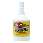 Red Line 50104 75W85 GL-5 Full Synthetic Gear Oil for Hypoid Limited Slip Differentials - 1 Quart (12 Pack)