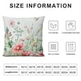 thumbnail image 5 of PHYHOO  Throw Pillow Covers Garden Flower Butterfly Decorative Pillows for Couch Sofa Garden Patio Decor, 5 of 5