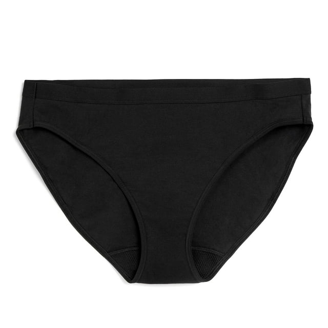 Ropa interior para la menstruación LOLA lavable para mujer XXL algodón negro