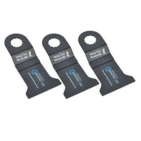 - Versa Tool SB3A-D 45mm Standard 'E' Cut Wood and Plastic Multi-Tool Saw 3 Blade Pack Fits Fein Multimaster, Rockwell, Sonicrafter, Makita Oscillating Tools