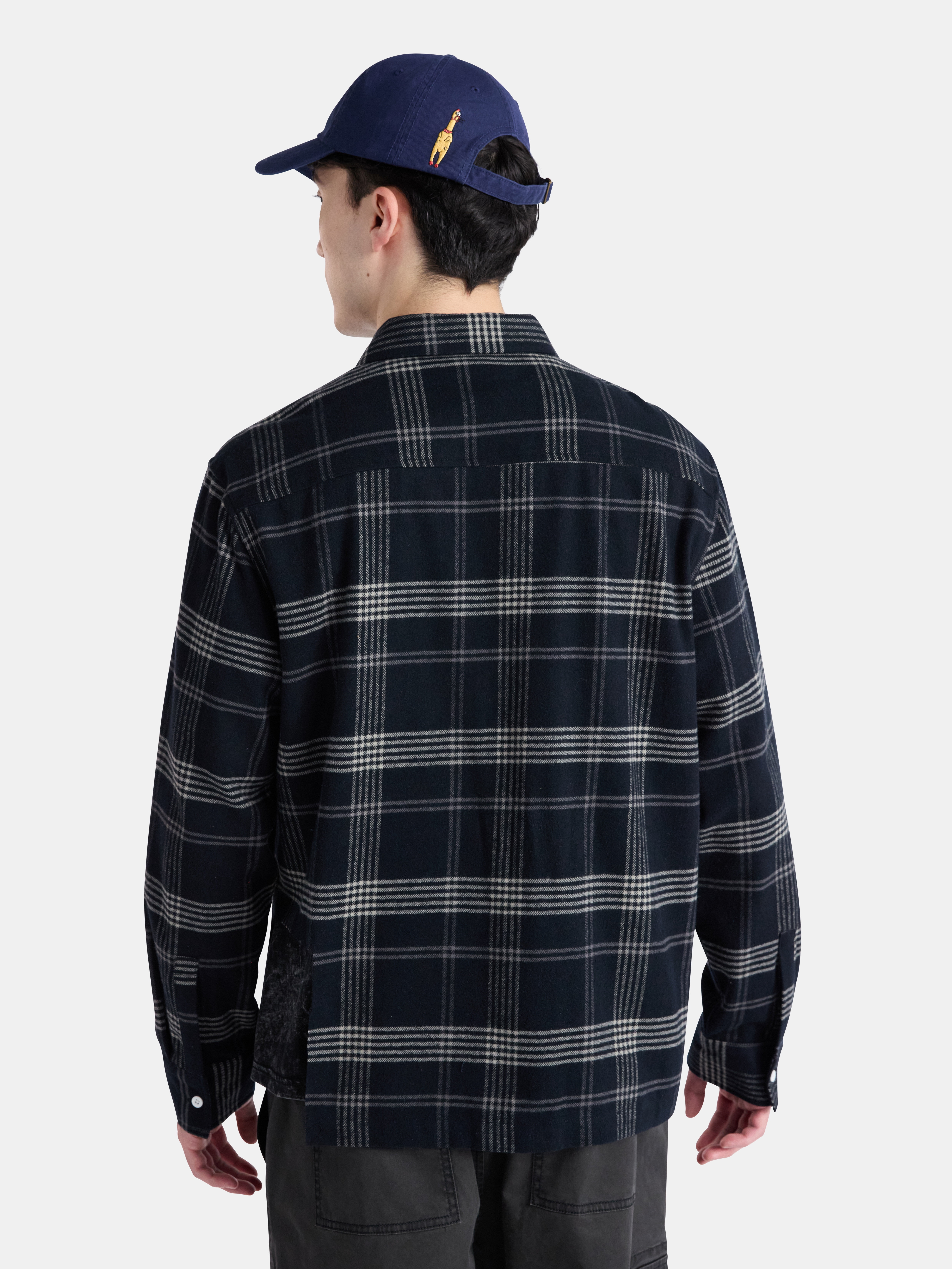 Netflix Stranger Things Bradley’s Cotton Flannel from No Boundaries, Men's & Big Men's