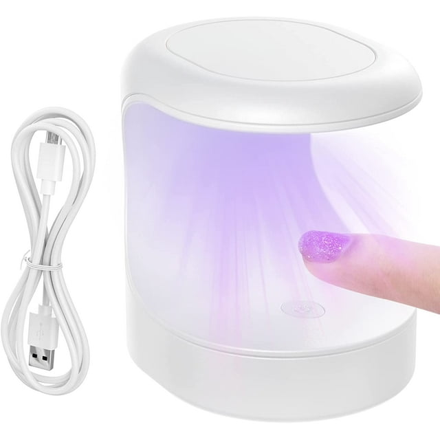 Mini lámpara UV para uñas de gel, estilo americano, secador de uñas profesional, lámpara UV LED USB portátil para esmalte semipermanente, máquina para salón de manicura y pedicura.