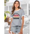 thumbnail image 4 of Nlife T-Shirts Graphiques à Manches Courtes pour Femmes Tops Pulls pour Femmes, 4 of 4