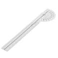 thumbnail image 1 of Finger Goniometer, Transparent Plastic 180 Degree Hard Angle Protractor Ruler  For Joint Range, 1 of 8