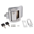 thumbnail image 3 of AP Entry Door Latch 013-572 Travel Trailer Lock; Chrome; With Keys, 3 of 4