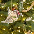 thumbnail image 4 of Divertida decoración de de Navidad, adornos navideños decorativos, espejo retrovisor acrílico para coche, colgante para puerta, fiesta, pared Verde BLESIY Colgantes para colgar árboles, 4 of 7