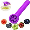 thumbnail image 5 of Get Creative in the Kitchen with our 1pc Grape Tomato Cherry Strawberry Cutter - No Blade, Green Multifunctional Vegetable and Fruit Cutter for Kids and Adults. Perfect Christmas Gift!, 5 of 5