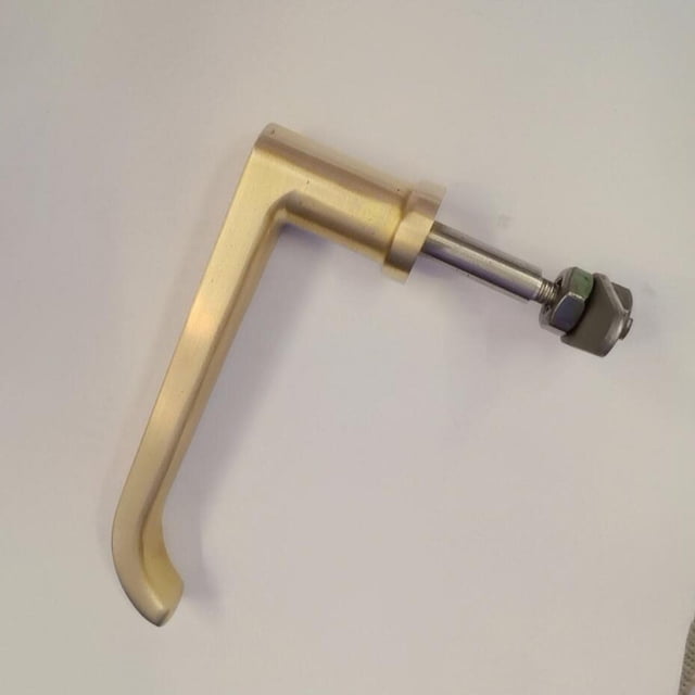 Manija de repuesto para puerta de chimenea, herrajes para estufa, 14 cm, resistente al calor, profesional, resistente, repuestos para manija de puerta