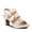 BEIGE, variant on Triodee Women's Platform Sandals with Adjustable Straps