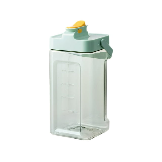 Soidarity Dispensador grande de bebidas frías ABS para refrigerador, olla, anillo de sellado grueso, refrigerador frío Kits de desorden para acampar verde claro