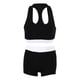 thumbnail image 1 of Moda mujer gimnasio deportes fitness yoga entrenamiento sujetador pantalones cortos traje conjunto negro L, 1 of 8