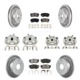 thumbnail image 1 of Transit Auto Front Rear Disc Brake Caliper Coated Rotors and Semi-Metallic Pads Kit (10Pc) for Car 2006 Hyundai Accent Hatchback KCG-101080S, 1 of 11