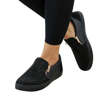 Women's Slip On Flat Casual Comfy Pumps Trainers Loafers