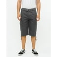 thumbnail image 2 of Ring of Fire Men's Belted 9" and 13" Inseam Twill Cargo Shorts Size 30 to 38 Charcoal-13" Size 36, 2 of 4