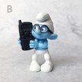 thumbnail image 5 of Figuras de acción de los Pitufos Jakks, Gargamel, Pitufinas, Papá Pitufo, elfo azul de dibujos animados, modelo de juguete, adornos coleccionables, regalos para niños, 5 of 5