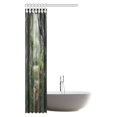 thumbnail image 3 of MYPOP Path to the Fairy Tale Mysterious Castle in Fantasy Forest Landscape Fabric Bathroom Shower Curtain Set with Hooks, 36 X 72 Inches, 3 of 3
