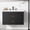 24-inch black, variant on 24 in Black Floating Fluted Bathroom Vanity with Ceramic Sink, Wall Mounted Cabinet with 2 Soft Close Drawers and Gold Handles, Easy Assembly