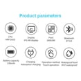 thumbnail image 2 of Methold Wireless 4.0 Sport Wristband Smart Watch mide la presión arterial del cardíaco Relojes inteligentes Plata cinturón, 2 of 6