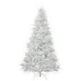 thumbnail image 2 of Artificial 7FT White Christmas Tree with 1218 Branch Tips, Pre-Lit Holiday Xmas Tree w/ DIY Fairy Lights, Warm White & Macaroon LED Lights, Easy Setup, 2 of 9