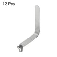 thumbnail image 3 of Unique Bargains 12pcs Single Button Kayak Paddle Snap Spring Clip 49x11mm V Shaped Hollow Lift Telescopic Locking Pole Clips, 3 of 5
