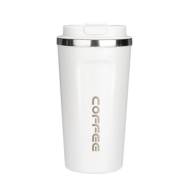 Taza de café taza térmica - taza de café a prueba de fugas con tapa - taza de café reutilizable - taza térmica para llevar respetuosa con el medio ambiente